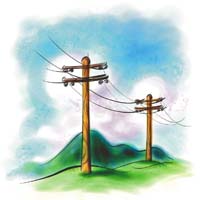 power poles medium size power poles medium size